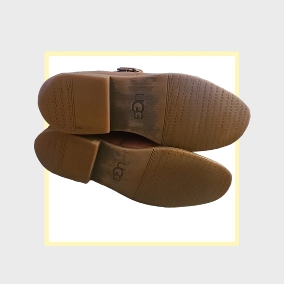 Mens Ugg leather‎ boots, size 10 - Picture 5 of 6